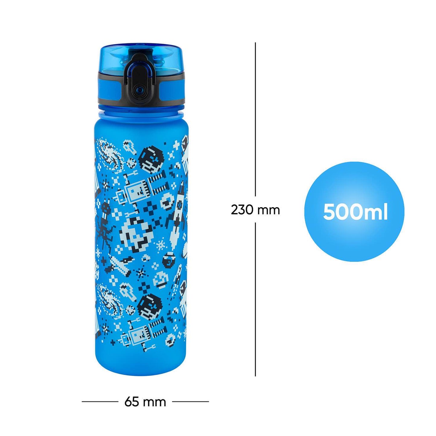 Tritanová fľaša na nápoje Space Game, 500 ml