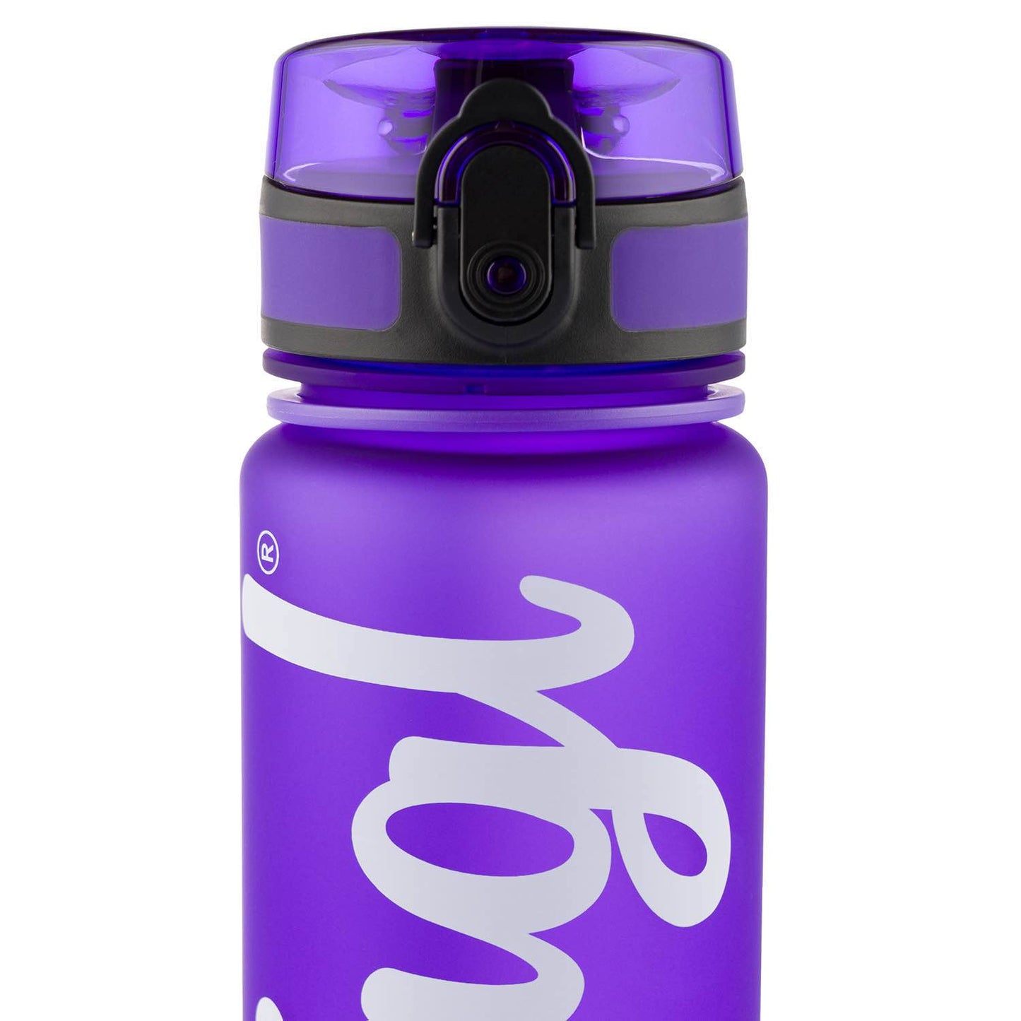 Tritanová fľaša na nápoje Logo fialová, 500 ml