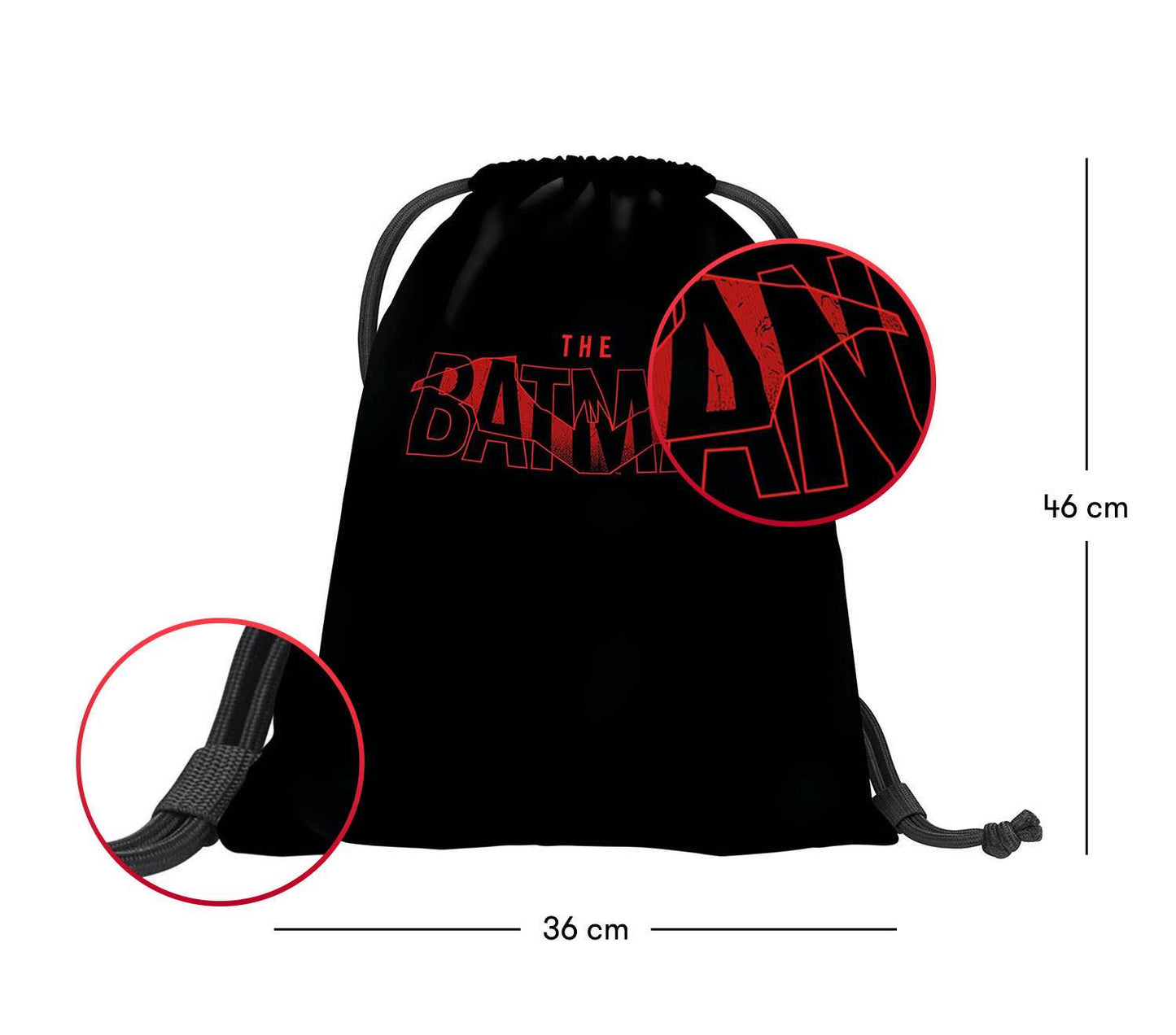 Vrecko Batman Red