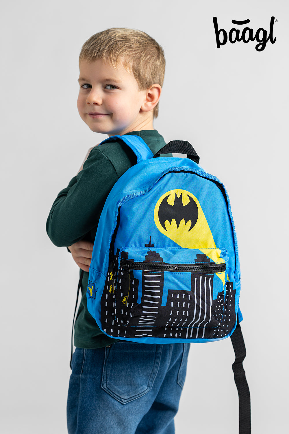 Predškolský batoh Batman modrý