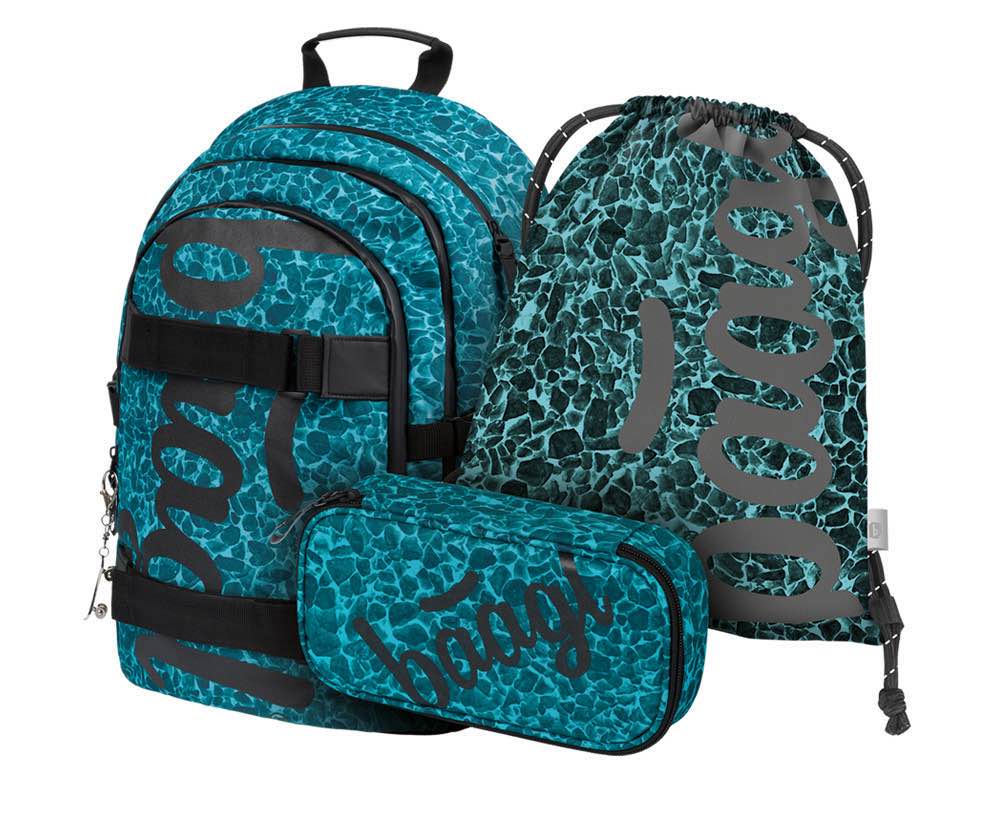 Školská sada Skate Aquamarine