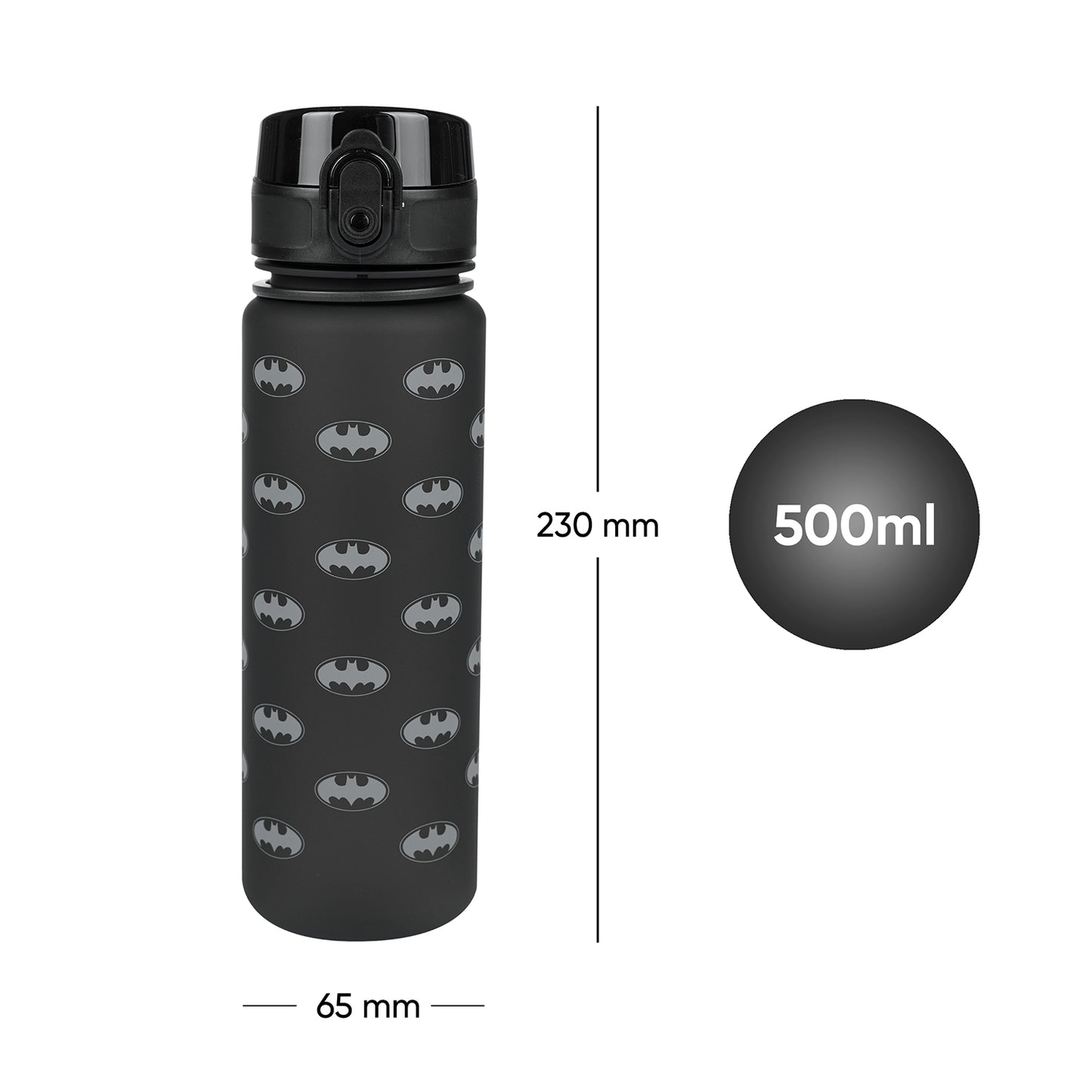 Tritanová fľaša na nápoje Batman Logo, 500 ml