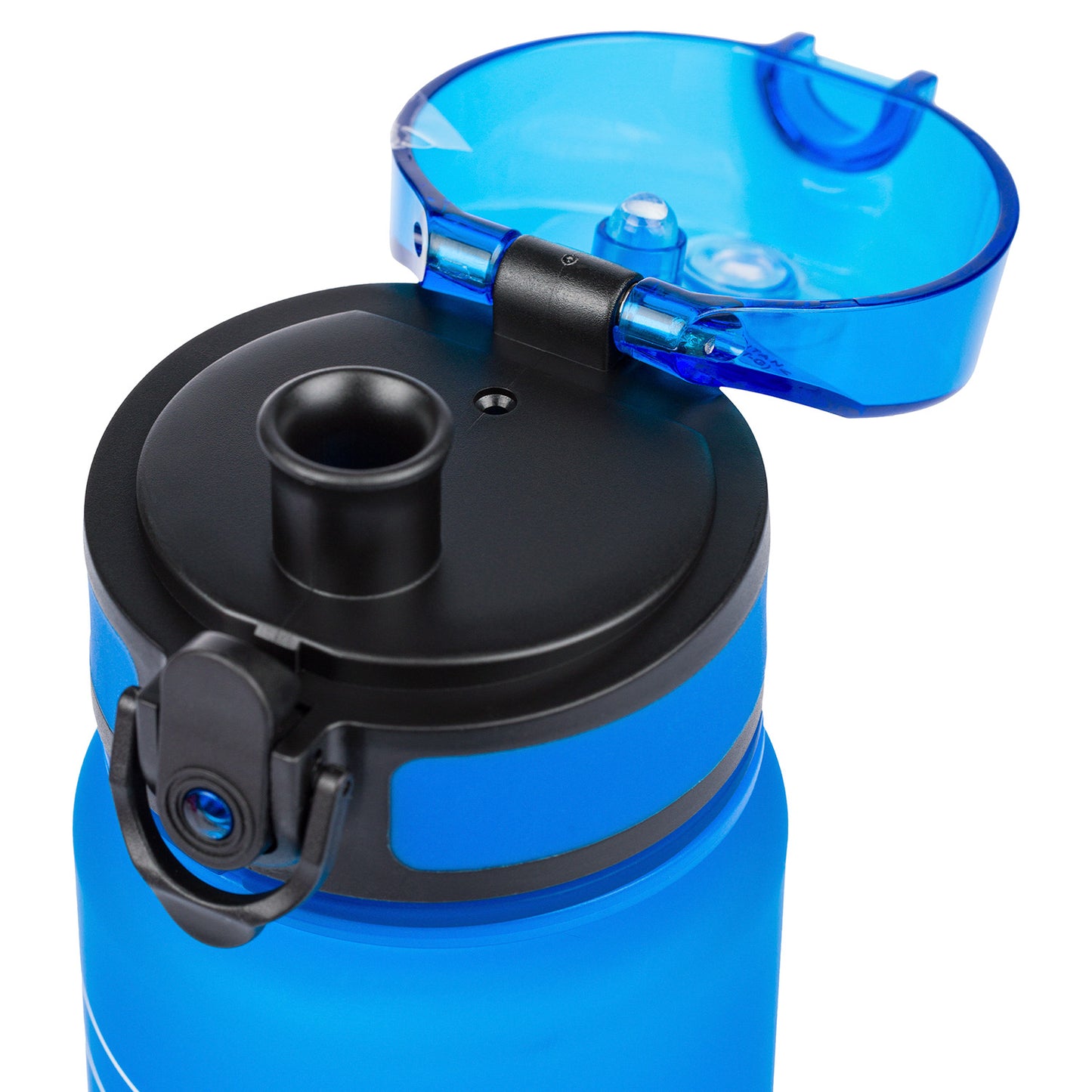 Tritanová fľaša na nápoje Logo modrá, 500 ml