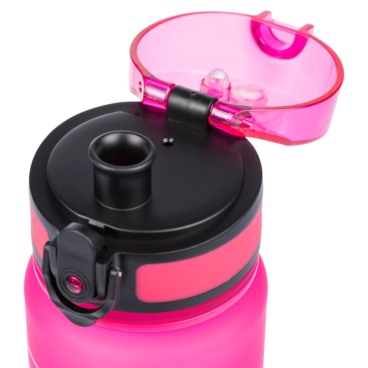 Tritanová fľaša na nápoje Logo ružová, 500 ml