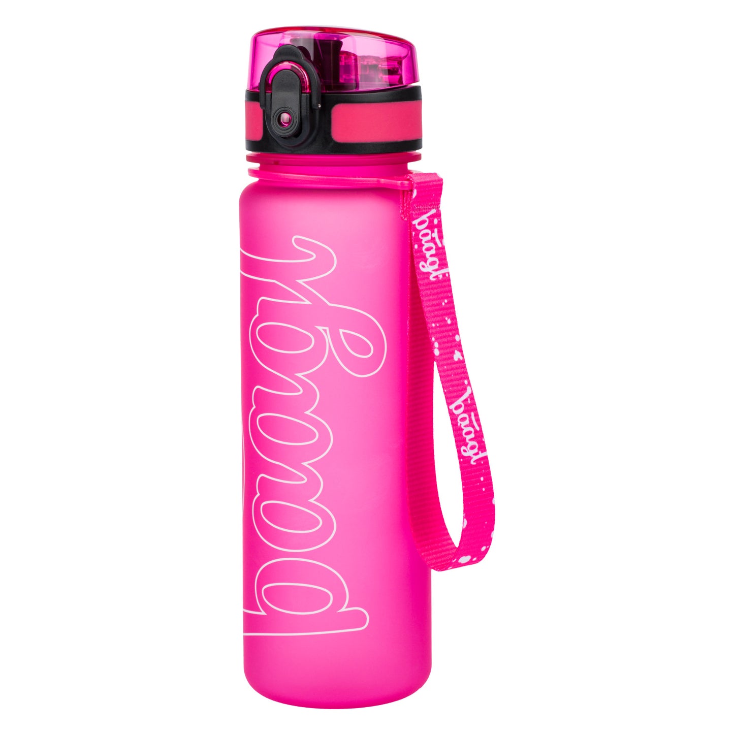 Tritanová fľaša na nápoje Logo ružová, 500 ml