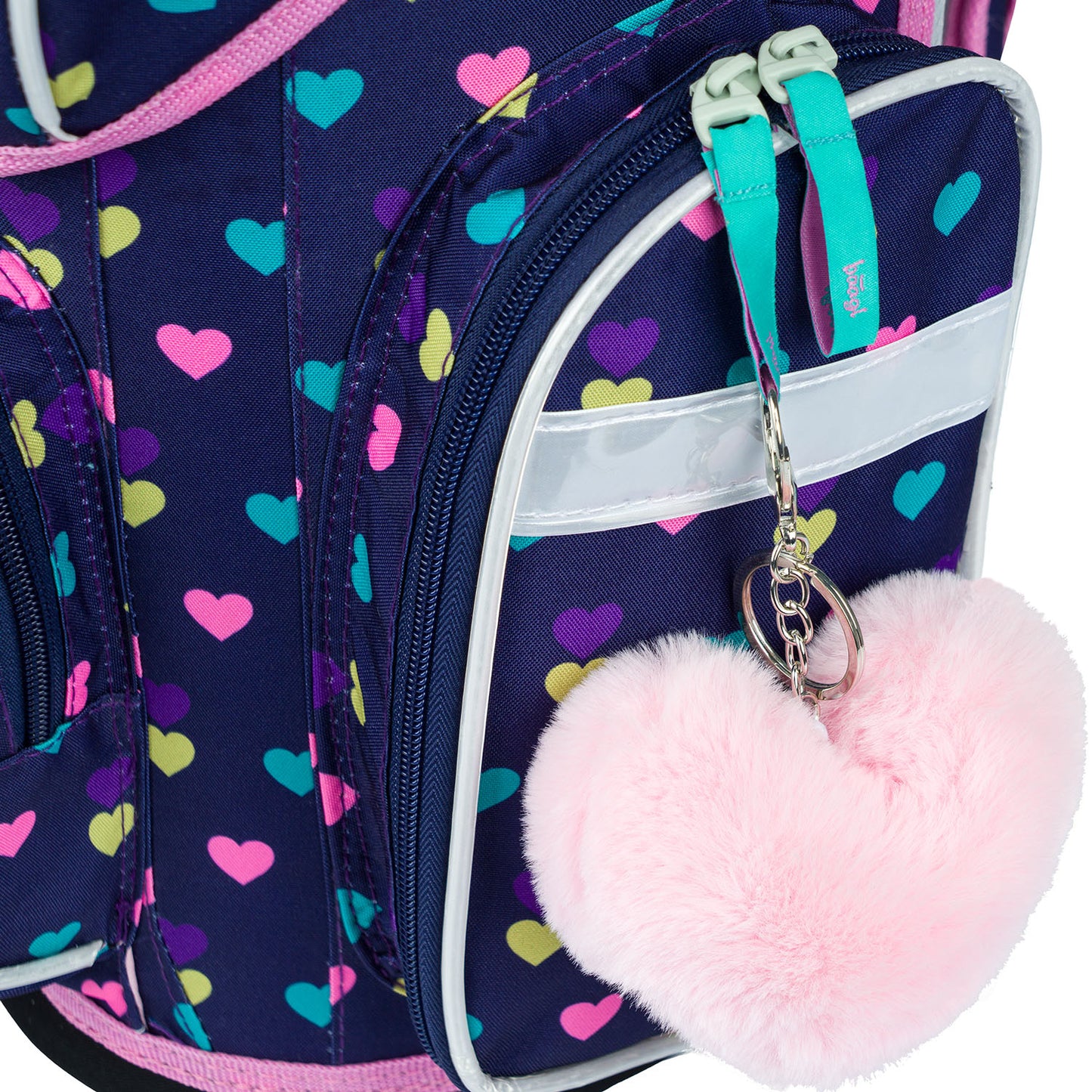 Školská aktovka Ergo Pink Hearts