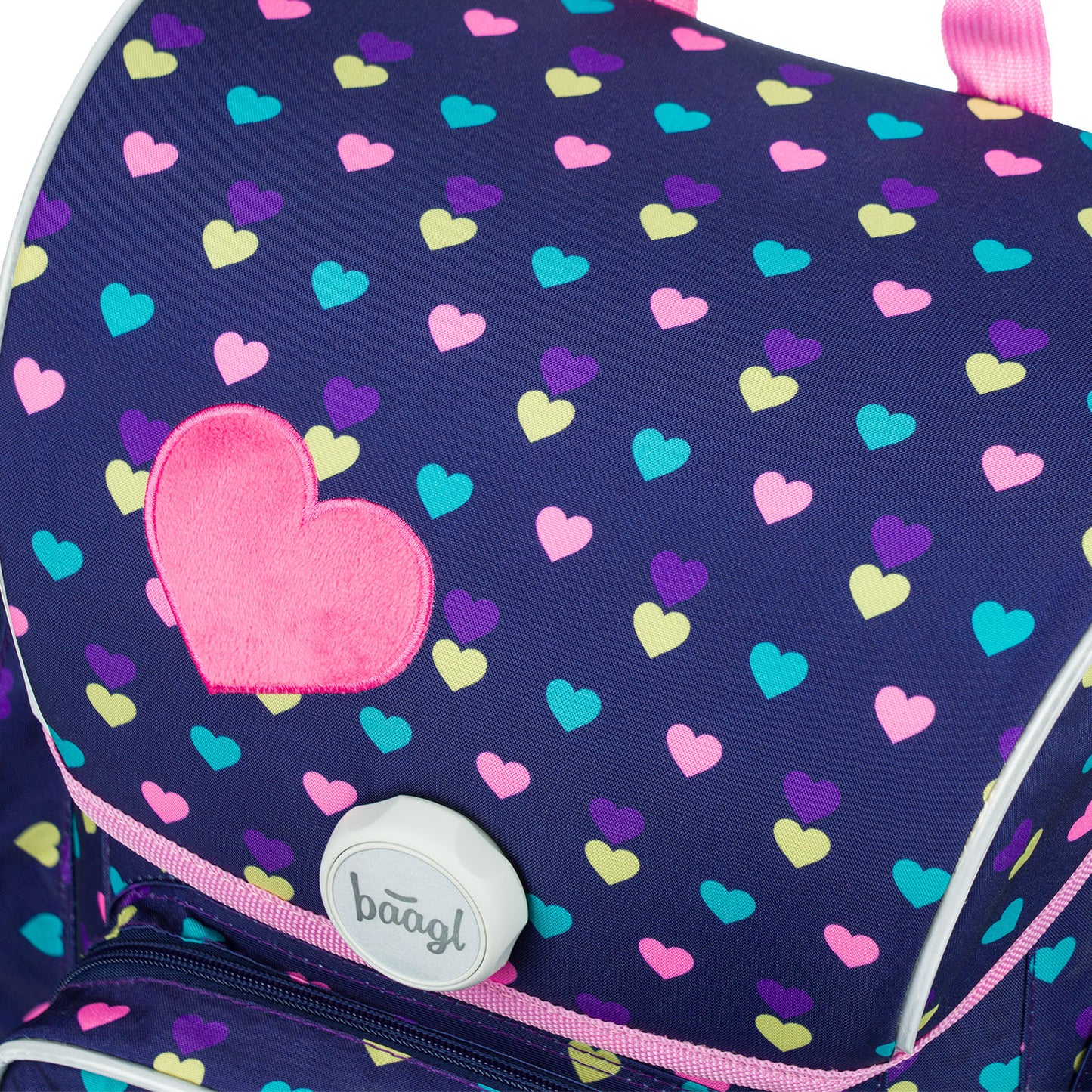 Školská aktovka Ergo Pink Hearts