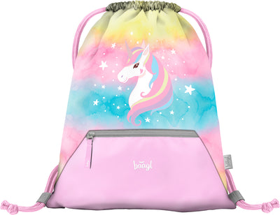 Vrecko s priehradkou na zips Rainbow Unicorn