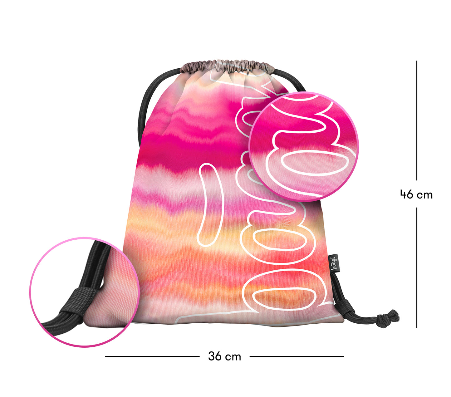 Vrecko Skate Pink Stripes