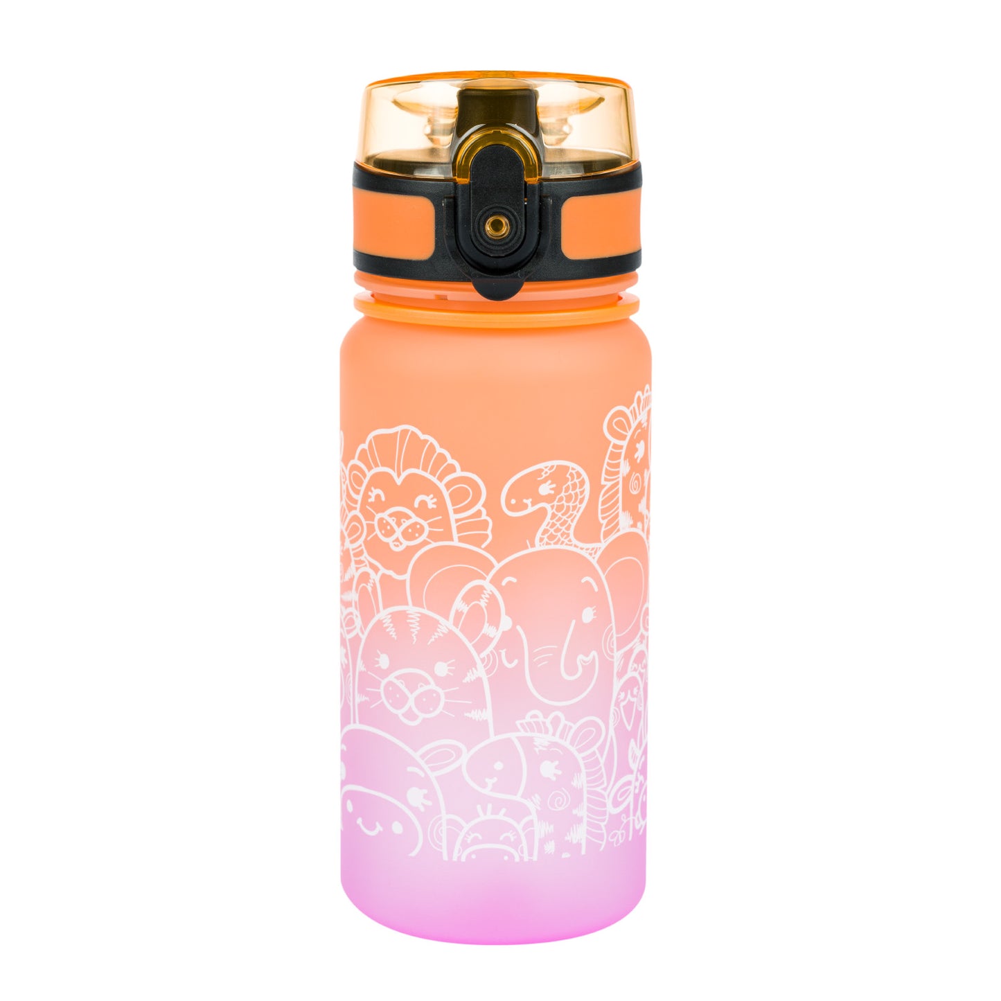 Tritanová fľaša na nápoje Gradient Zvieratá, 350 ml