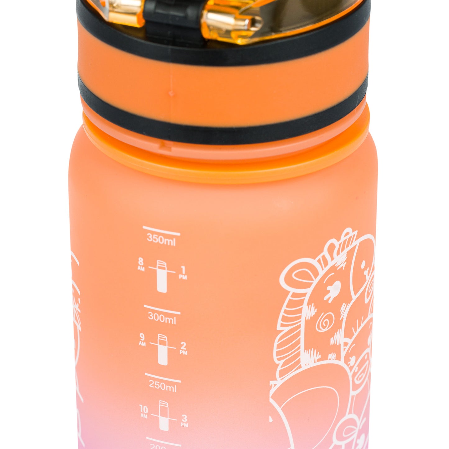 Tritanová fľaša na nápoje Gradient Zvieratá, 350 ml