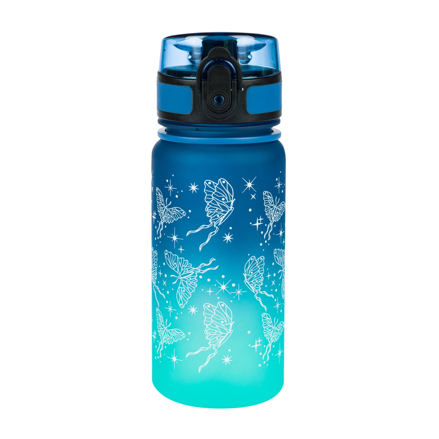 Tritanová fľaša na nápoje Gradient Motýľ, 350 ml