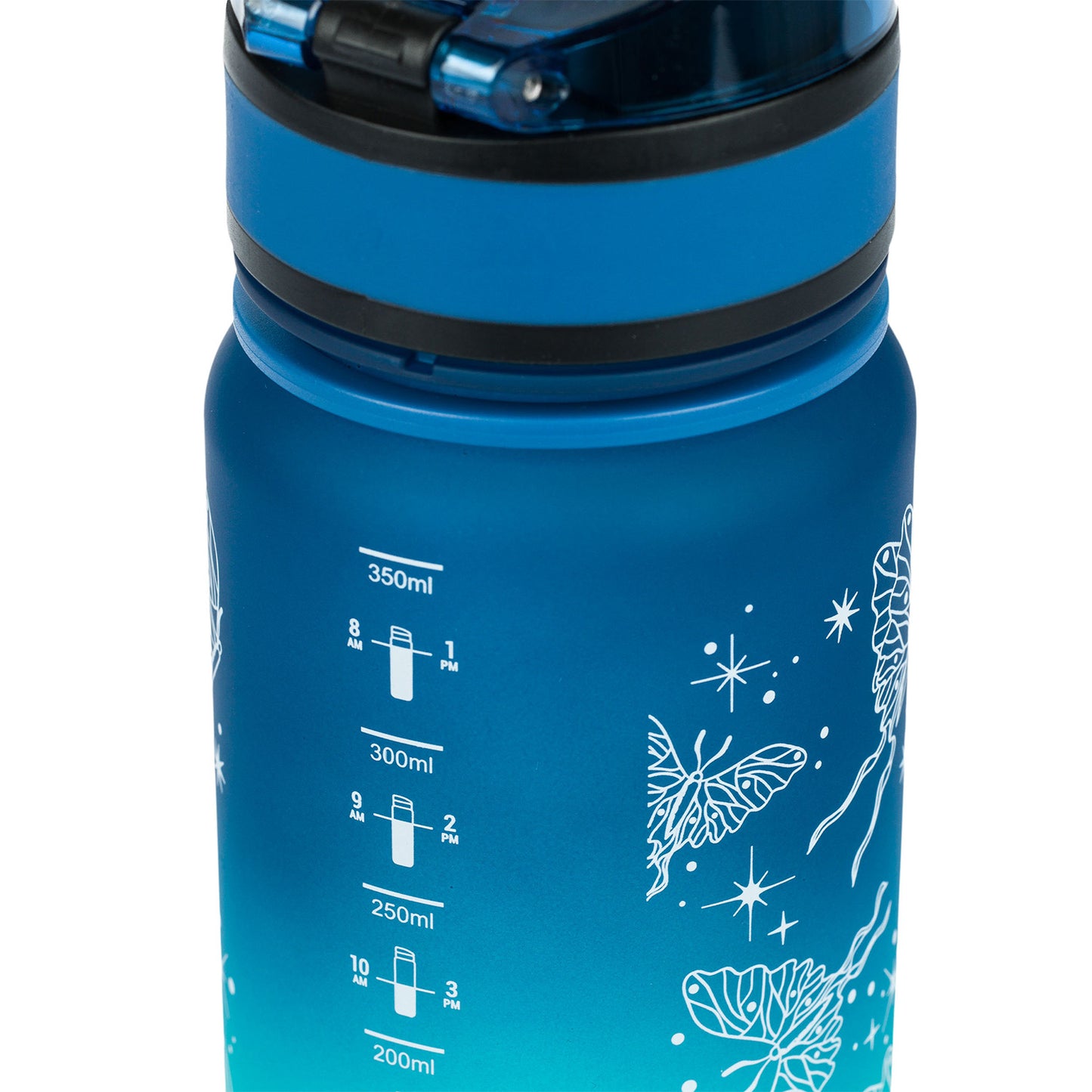 Tritanová fľaša na nápoje Gradient Motýľ, 350 ml