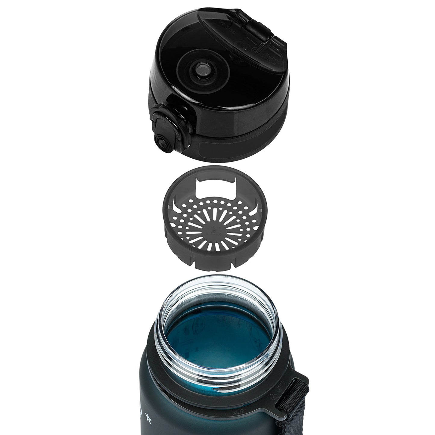 Tritanová fľaša na nápoje Gradient Vesmír, 350 ml