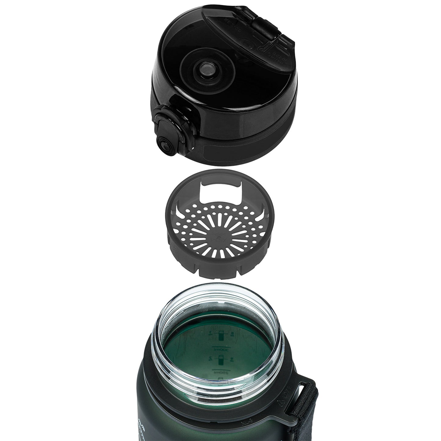 Tritanová fľaša na nápoje Gradient Dino, 350 ml