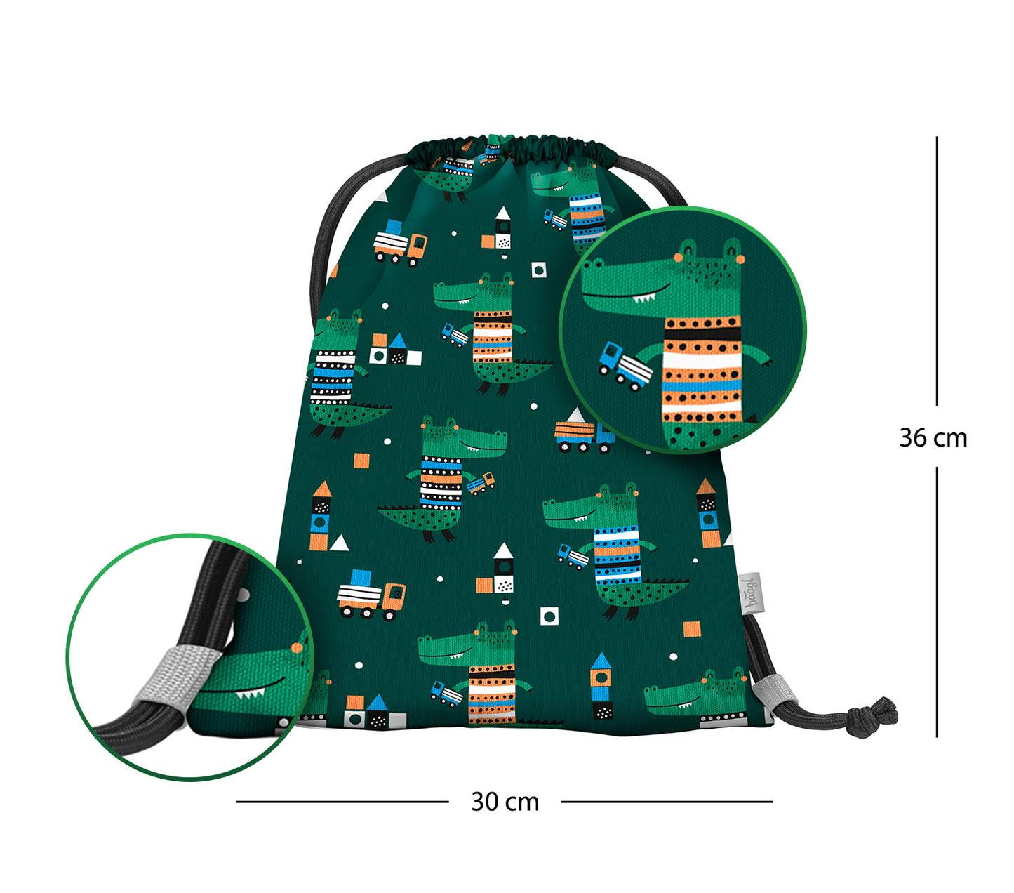 Predškolské vrecko Krokodíl