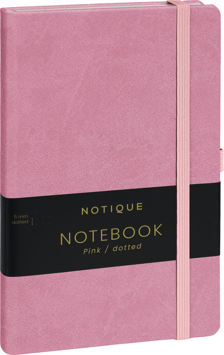 Notes Ružový, bodkovaný, 13 × 21 cm