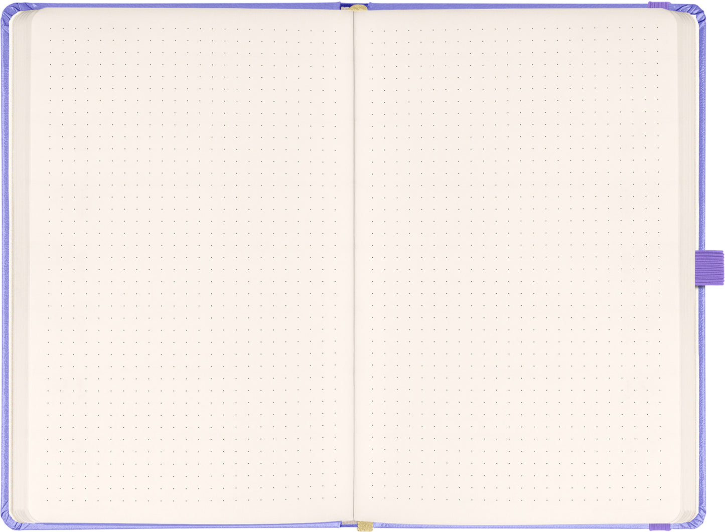 Notes Lila, bodkovaný, 13 × 21 cm