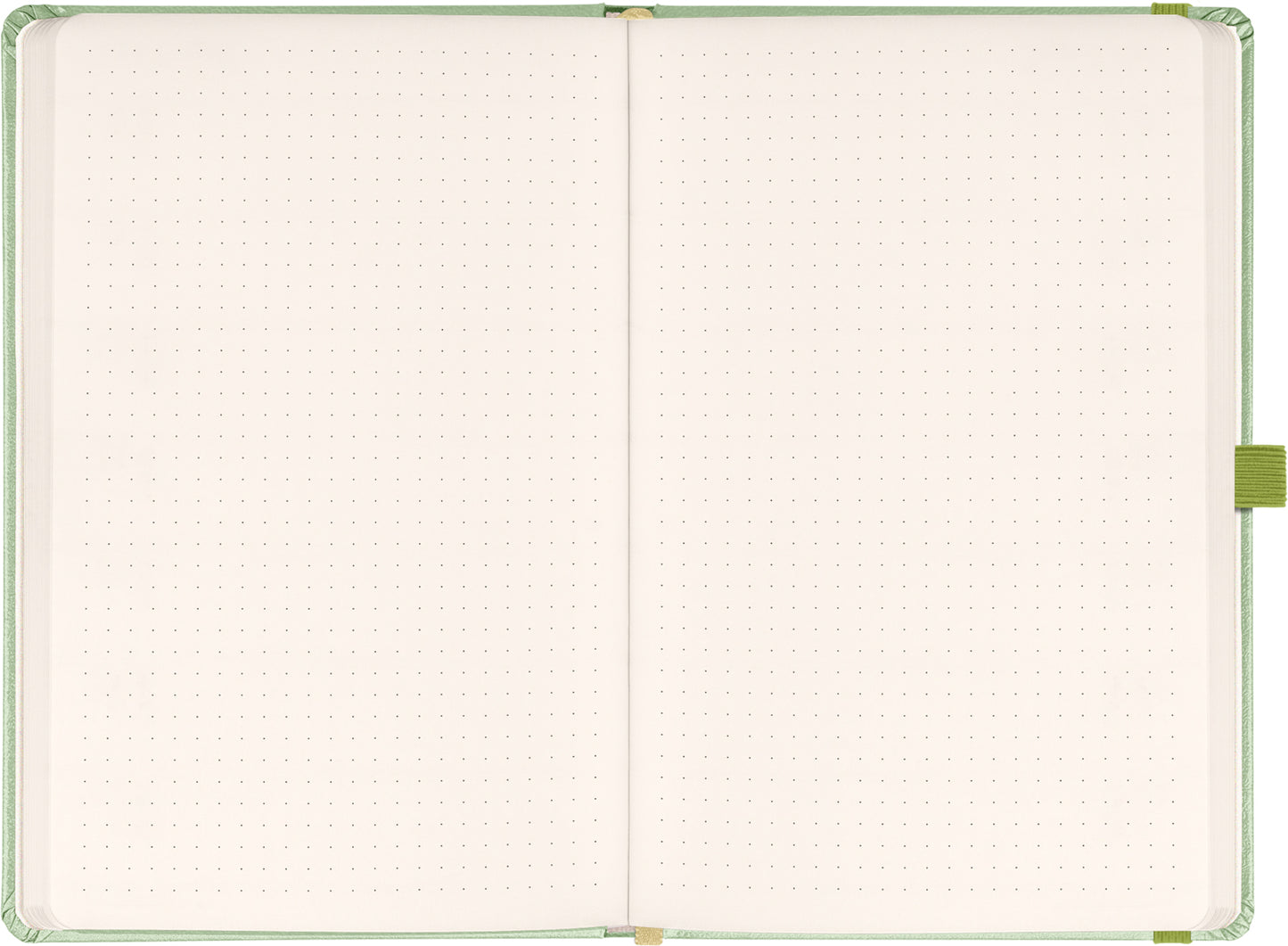 Notes Zelený, bodkovaný, 13 × 21 cm