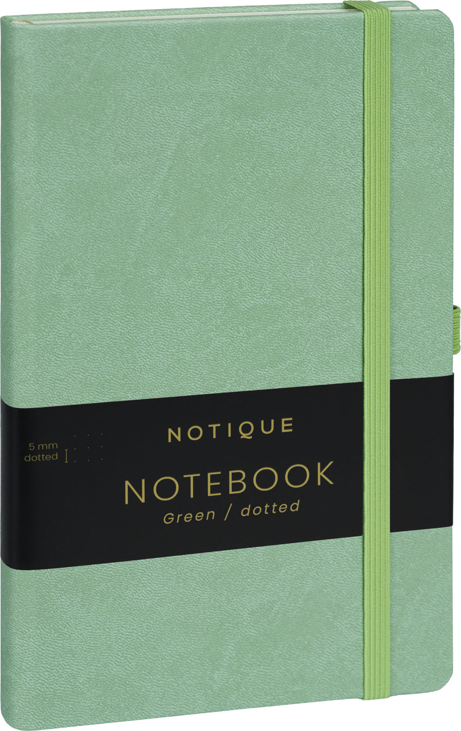 Notes Zelený, bodkovaný, 13 × 21 cm