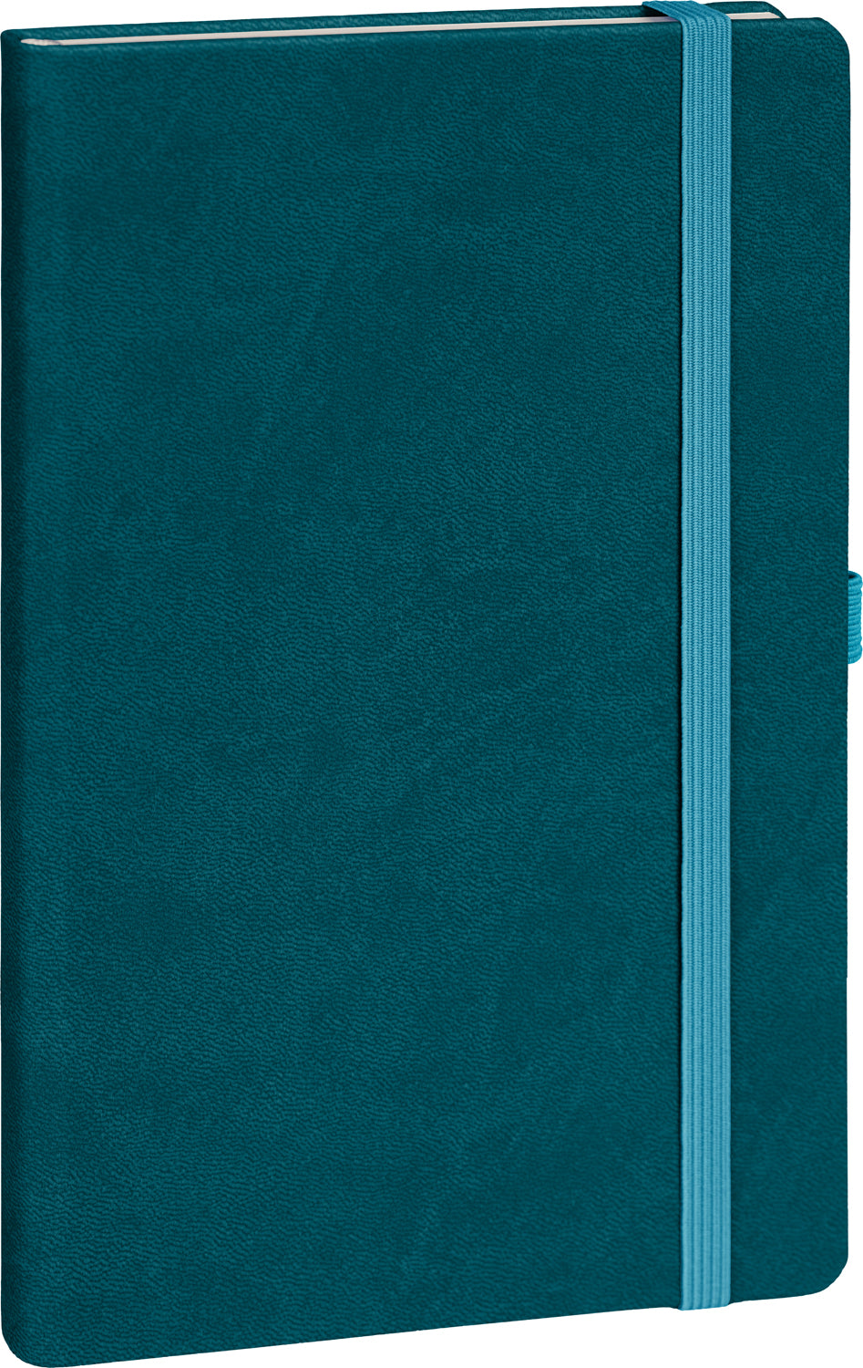 Notes Tyrkysový, bodkovaný, 13 × 21 cm