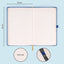 Notes Tmavomodrý, bodkovaný, 13 × 21 cm