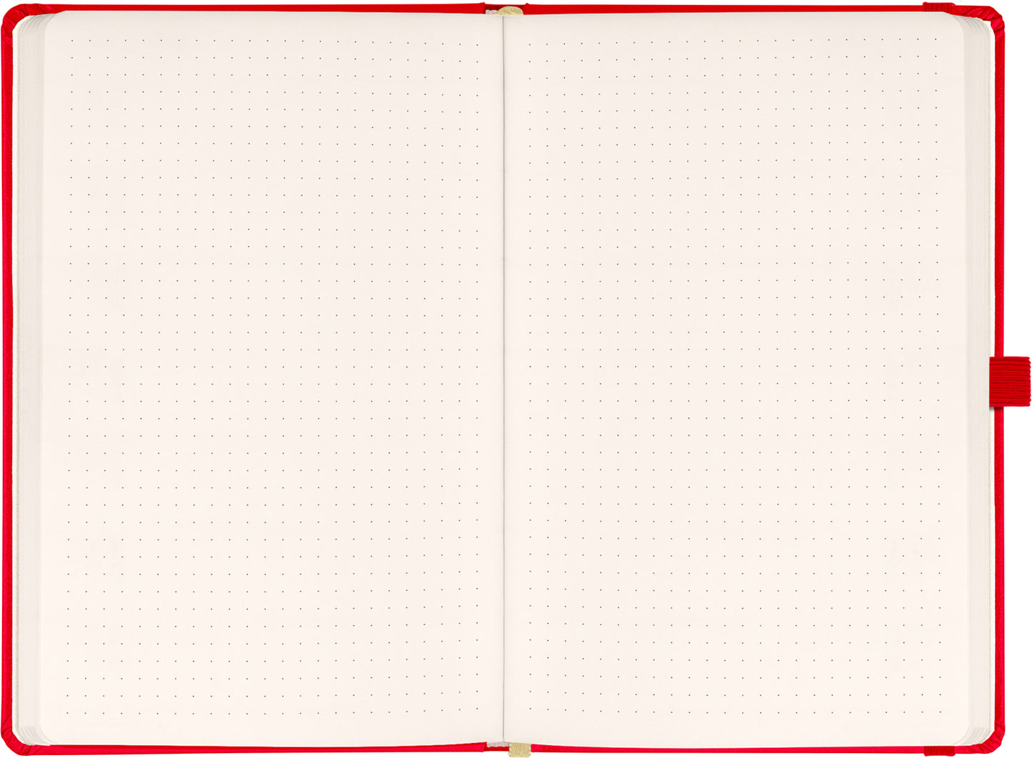 Notes Červený, bodkovaný, 13 × 21 cm