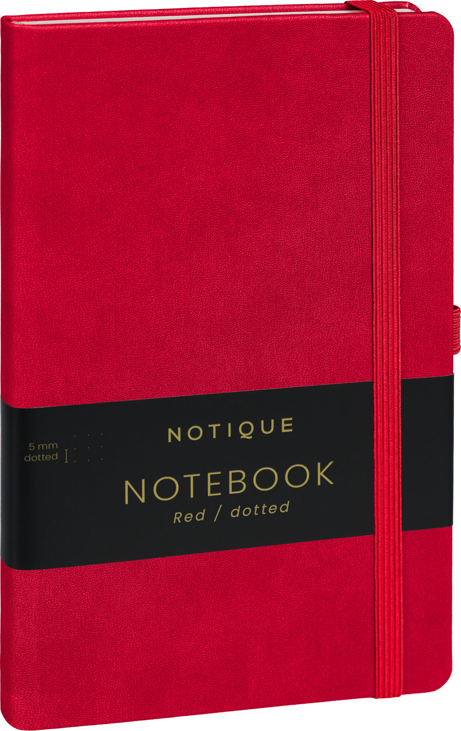 Notes Červený, bodkovaný, 13 × 21 cm