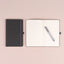 Notes Sivý, bodkovaný, 13 × 21 cm