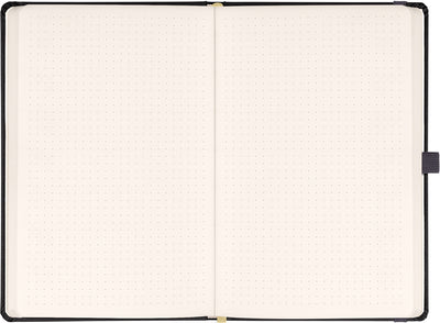 Notes Sivý, bodkovaný, 13 × 21 cm