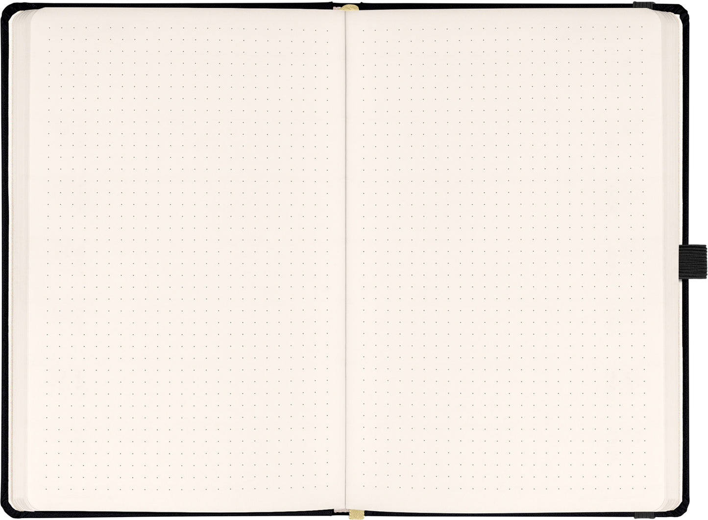 Notes Čierny, bodkovaný, 13 × 21 cm