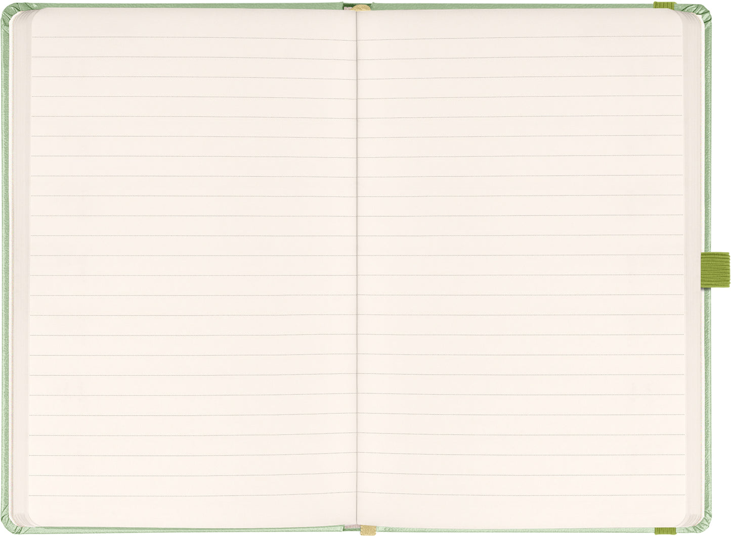 Notes Zelený, linajkovaný, 13 × 21 cm