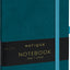 Notes Tyrkysový, linajkovaný, 13 × 21 cm