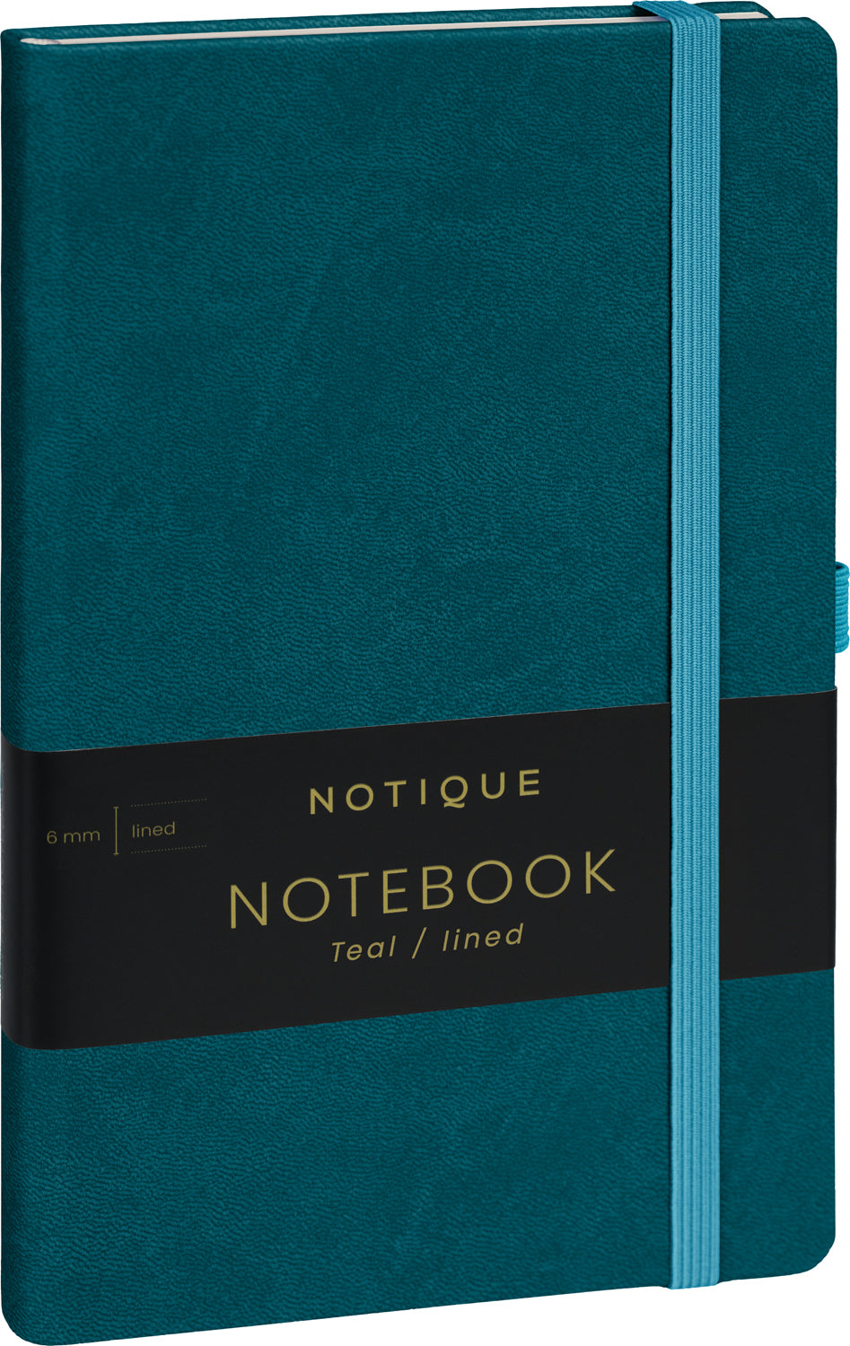 Notes Tyrkysový, linajkovaný, 13 × 21 cm