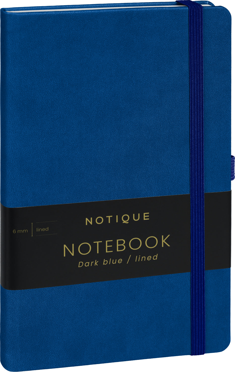 Notes Tmavomodrý, linajkovaný, 13 × 21 cm