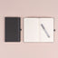 Notes Sivý, linajkovaný, 13 × 21 cm