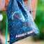 MINECRAFT SET 2 Blue Axe and Sword: peračník, vrecko
