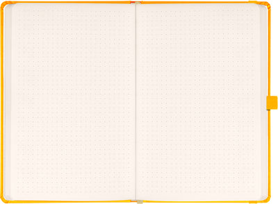 Notes Žltá, bodkovaný, 13 × 21 cm