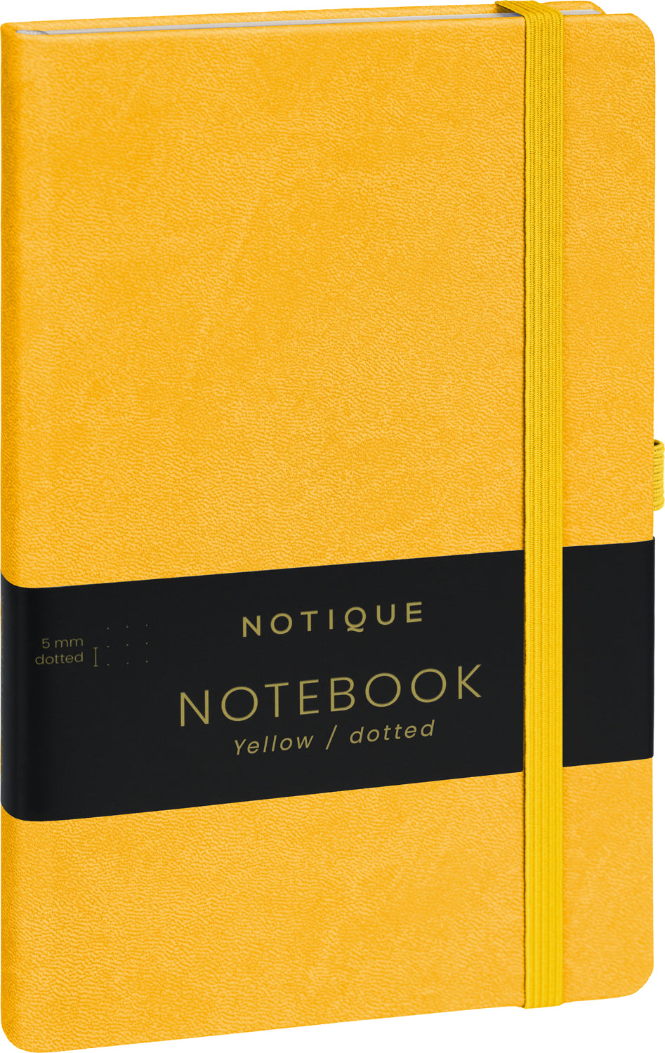 Notes Žltá, bodkovaný, 13 × 21 cm
