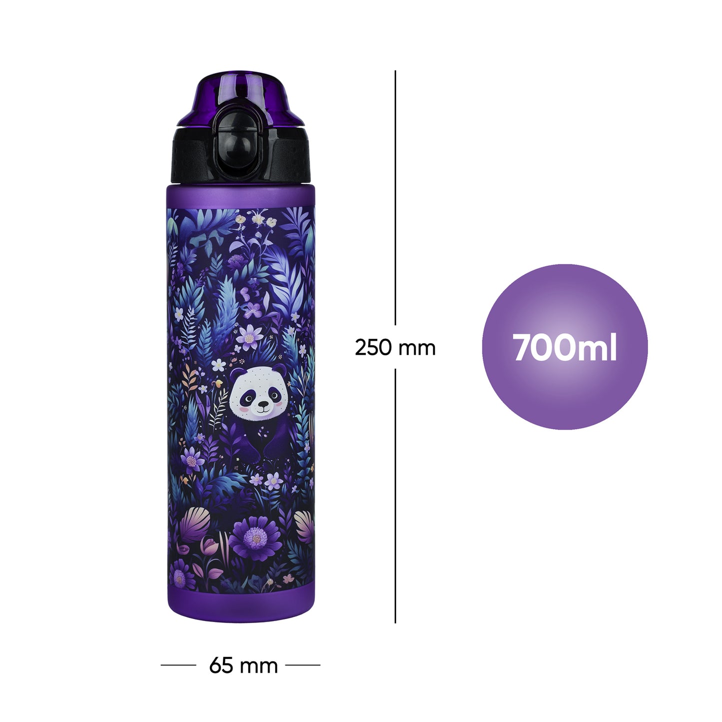 Tritanová fľaša na nápoje Jungle Panda, 700 ml
