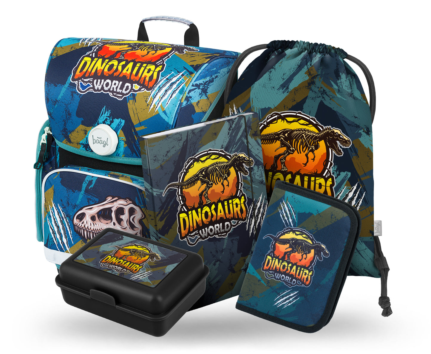 Školská sada Ergo Dinosaurs World II