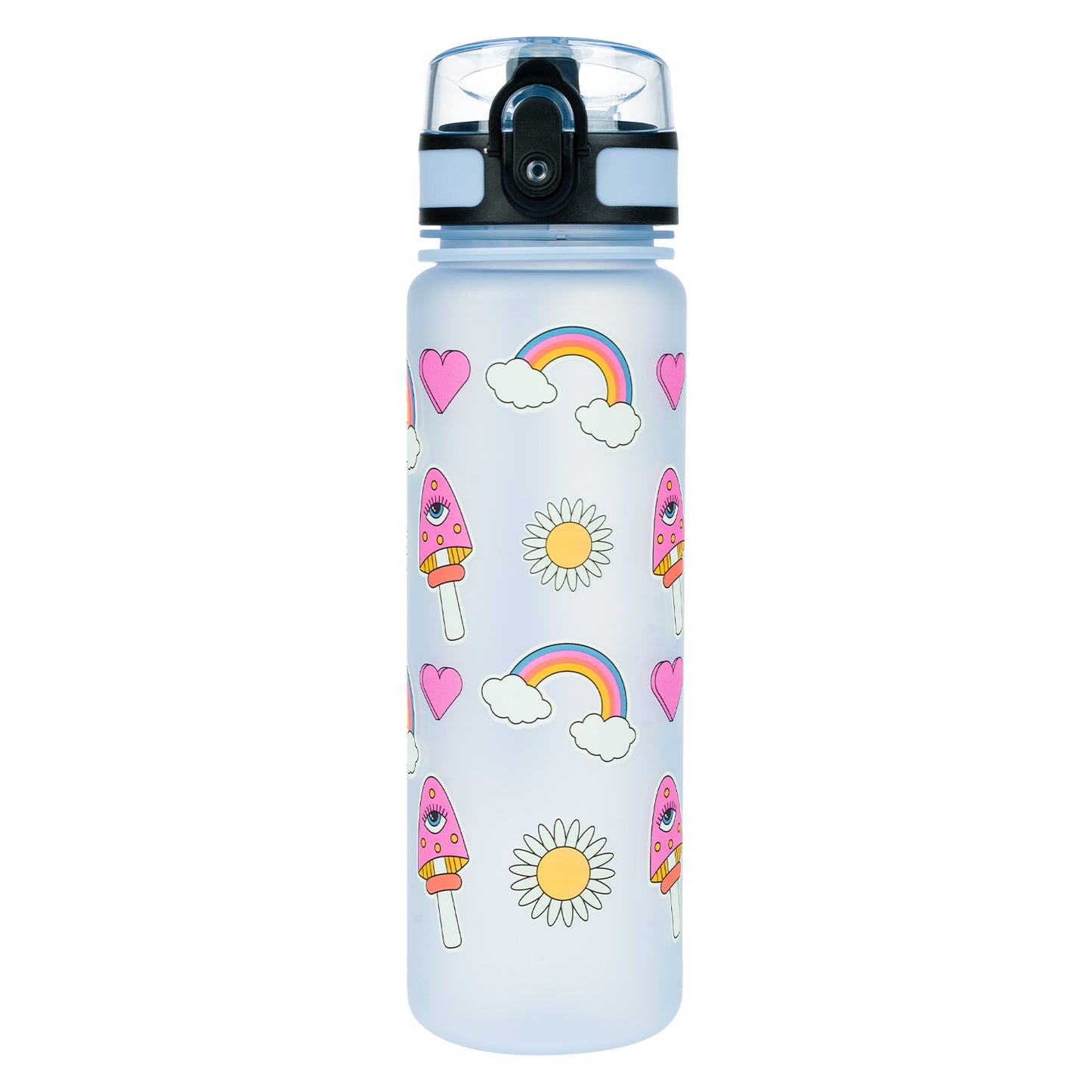 Tritanová fľaša na nápoje Dúha červená, 500 ml