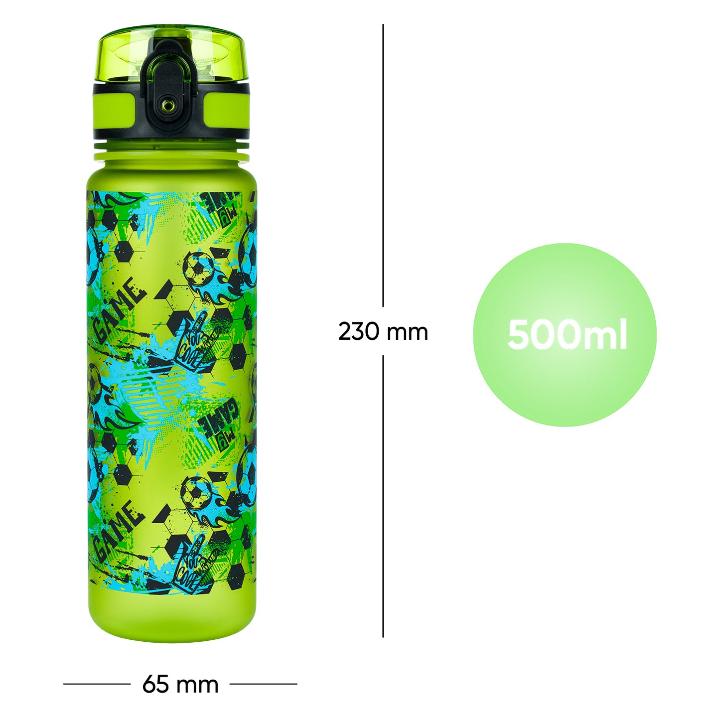 Tritanová fľaša na nápoje Fotbal Game, 500 ml