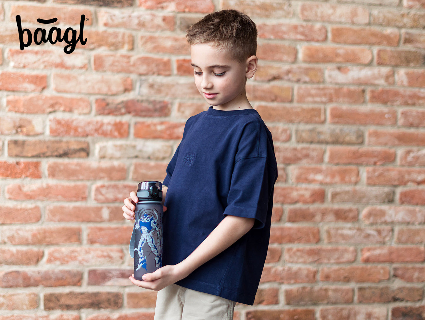 Tritanová fľaša na nápoje Roboty, 500 ml