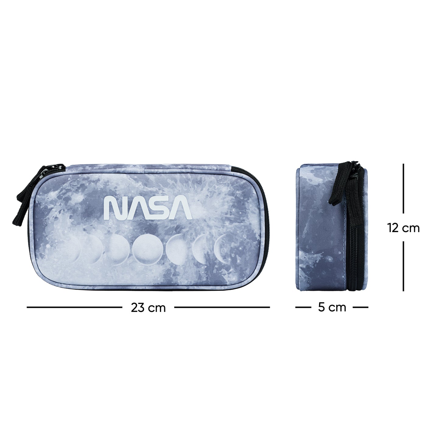 Školský peračník etui NASA Grey