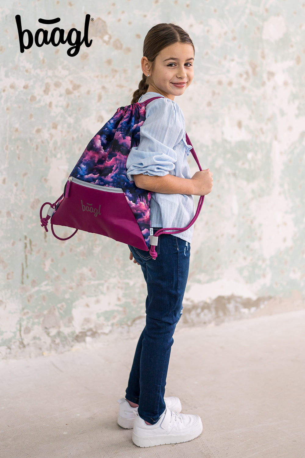 Vrecko s priehradkou na zips Jednorožec Kráľovstvo