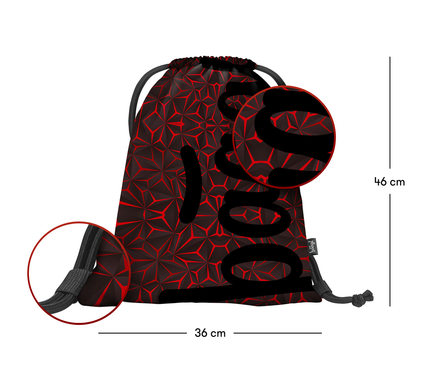 Školská sada Core Red Polygon