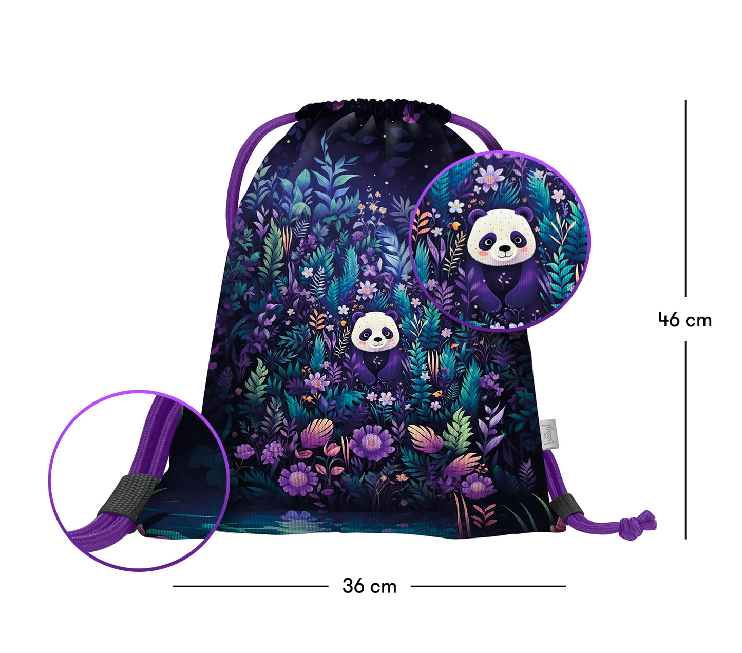 Školská sada Ergo Jungle Panda