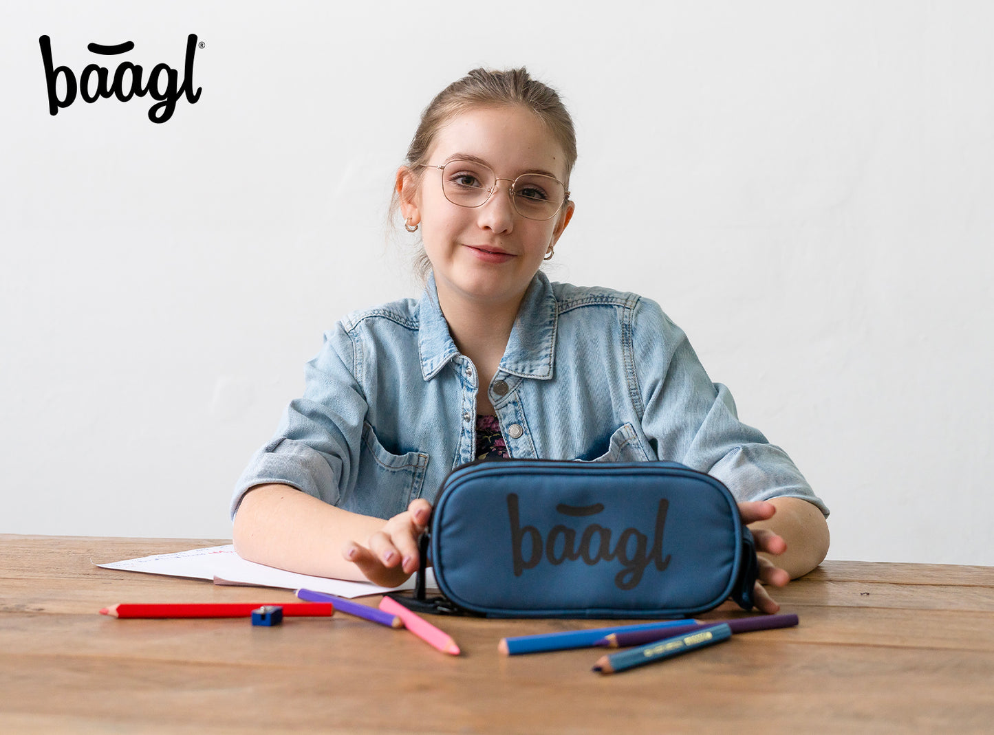 Študentský peračník etui Ocean Blue