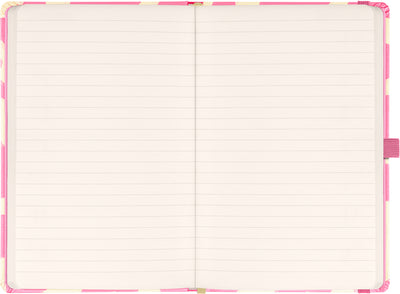 Notes Ružová, linajkovaný, 13 × 21 cm